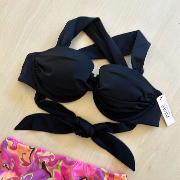 Victoria’s Secret • bikini • high waisted bottom size 4 / top 32DD NWT (WA-503) - Picture 2 of 13